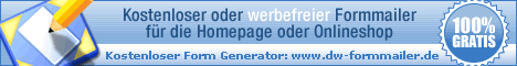 dw-Mailer - der kostenlose oder werbefreie Formmailer f�r ihre Homepage