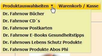 Produktauswahlseiten